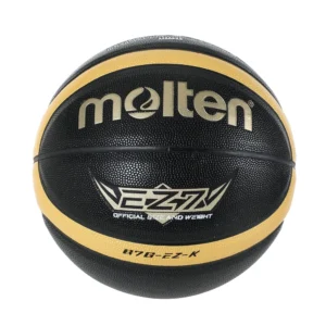 Molten Size 5 6 7 Basketball EZ-K Black Gold PU Outdoor Indoor Balls Women Youth Man Match Training Basketalls