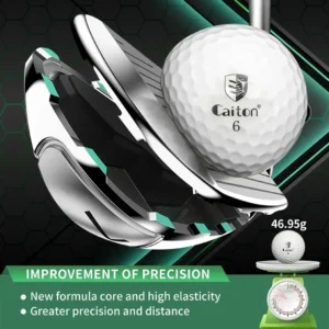 Three·Layer Premium Golf Balls Performance Golf Ball Dimple Max Distance Spin Control Durable Precision for Golf Training & Play