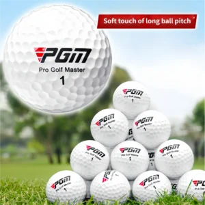 PGM Three-Layer Golf Balls Practice Performance Golf Ball Training for Distance Straight Shots Golf Design for Golfers Sport