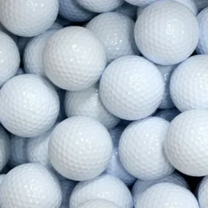 2024 New 10pcs Outdoor golf double-layer white ball two-layer practice ball golf ball